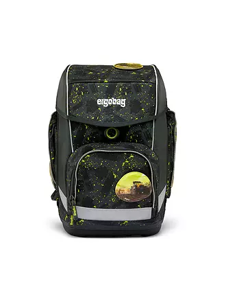 ERGOBAG | Set di zaini scolastici da 5 pezzi CUBO - Caverna d'ambra | dunkelgrün